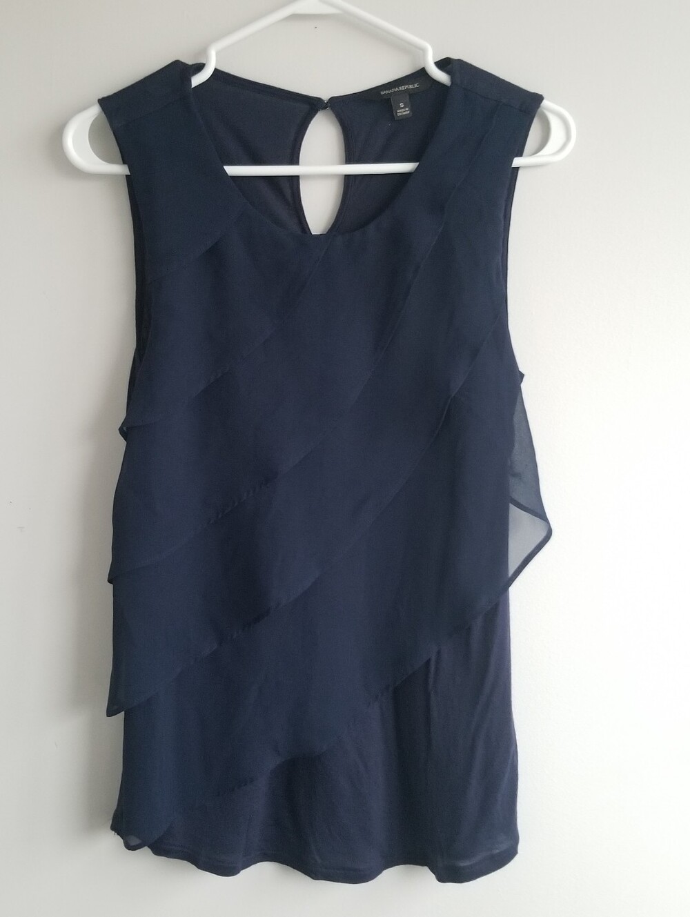 Banana Republic - Navy Layered Sleeveless Top